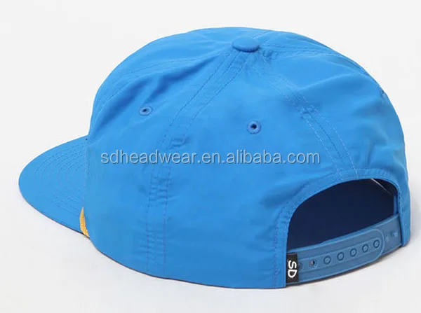 
High quality unstructure wholesale custom blank nylon rope snapback cap hat 