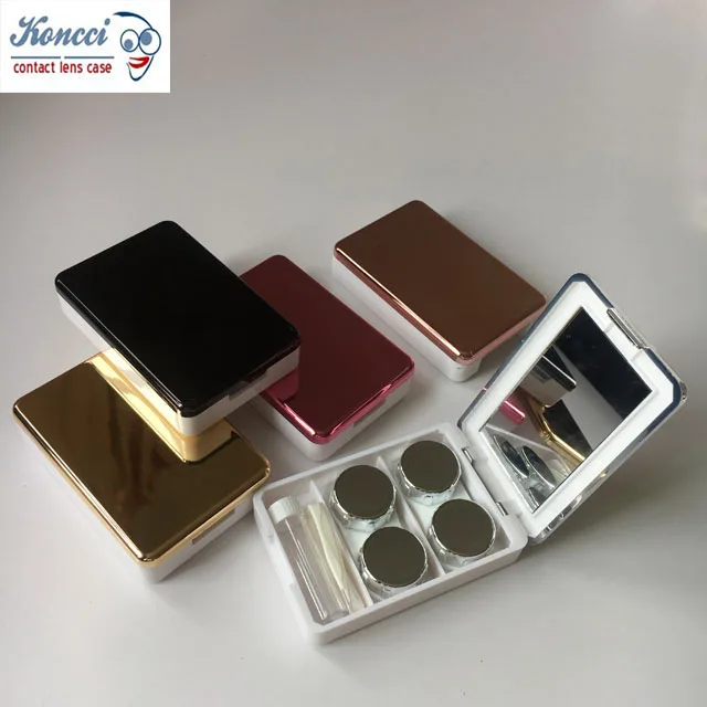 cosmetic fresh looking contact lens travel kits eyekan contact lens box A-8062