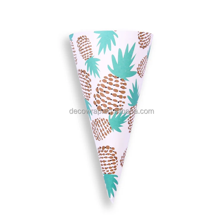 LONGSUN New arrival ice cream shape summer decor flower paper