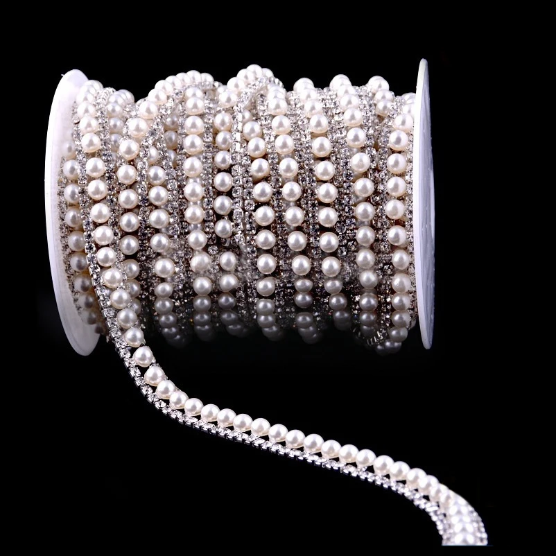 
wholesale strass roll rhinestone chain for garments 