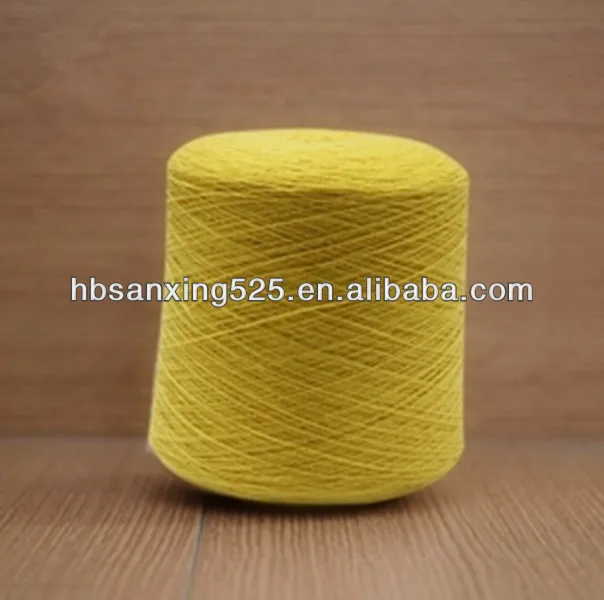 Белая и окрашенная 100% мериносовая шерсть Вязание Пряжи