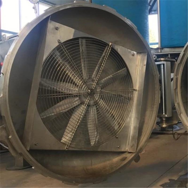 Energy saving steam air autoclave for big canned production line