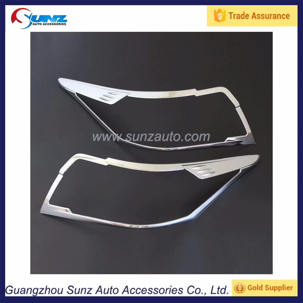ABS Chrome Taillights cover for Vios 2014 2015 2016 Rear Lamp Rim Accessories