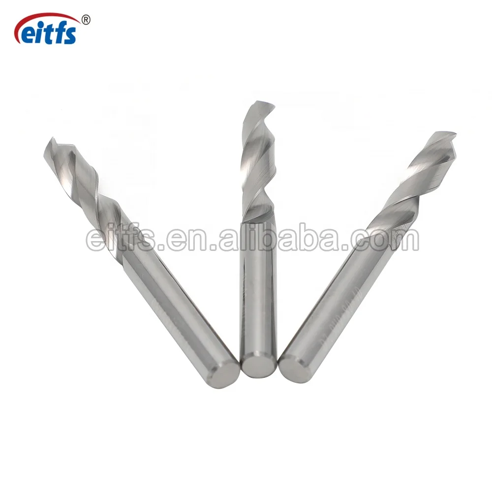 Uncoated Cutting Tools Carbide Drill Bit CNC Router Bits for Aluminum