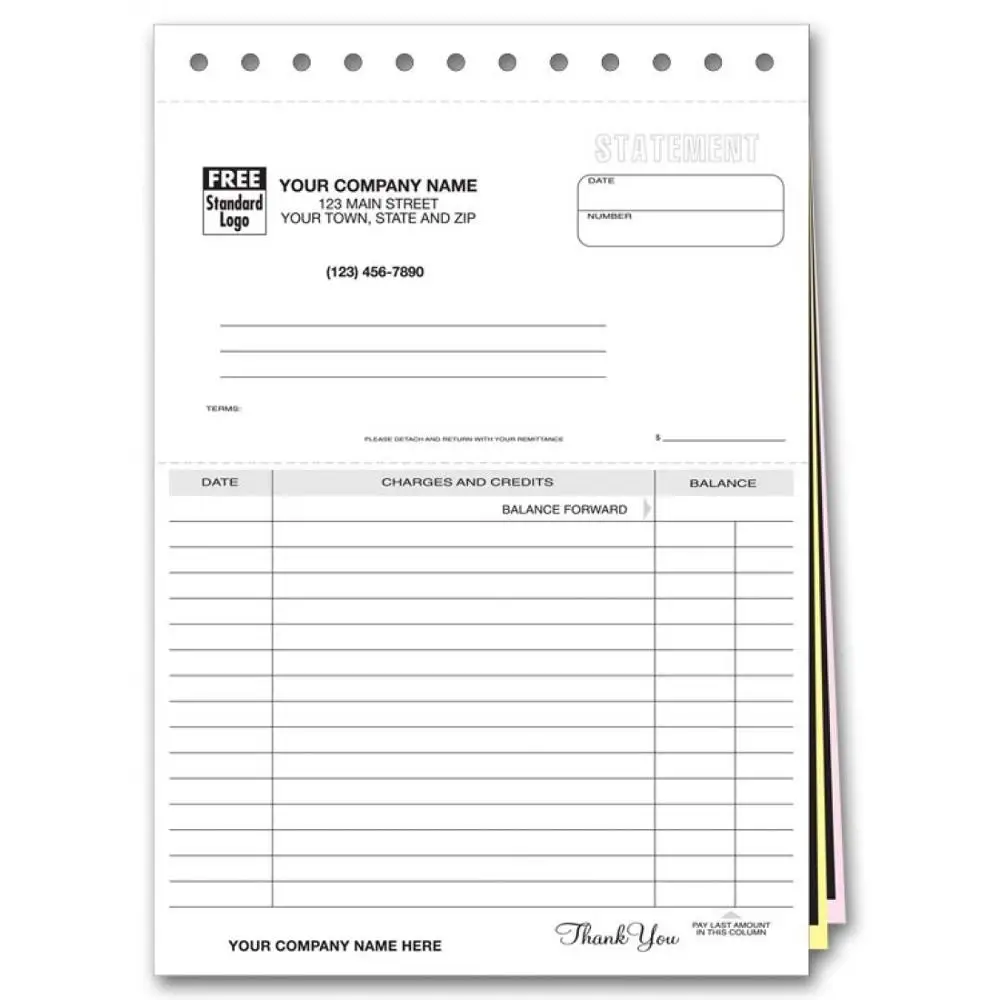 Непрерывная перфорированная печатная форма из бумаги по низкой цене