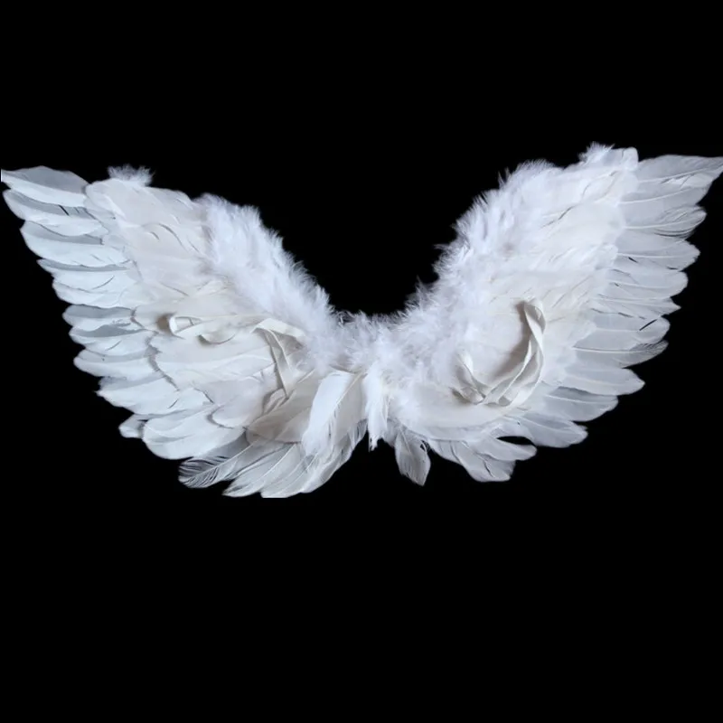 Small White Goose Feather Angel Wings For Kids Party Supplies In China