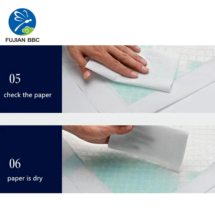 Private label urine super absorbent bed pad incontinence hospital medical nursing adult disposable under pads for bedrid patient