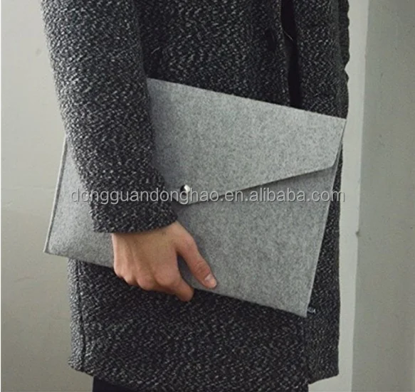 A4 File Folder Durable Document Bag Padfolio folder Portfolio Case wool felt Letter Envelope file folder