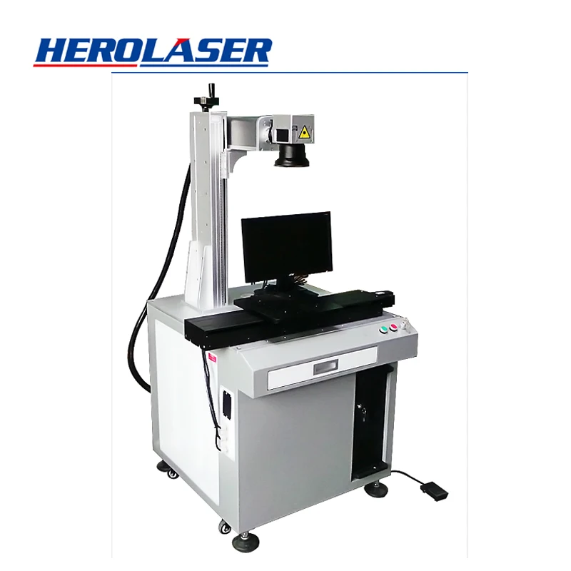 1mm Deep Metal Fiber Laser Engraving Machine / 50W /100W IPG Laser Marker