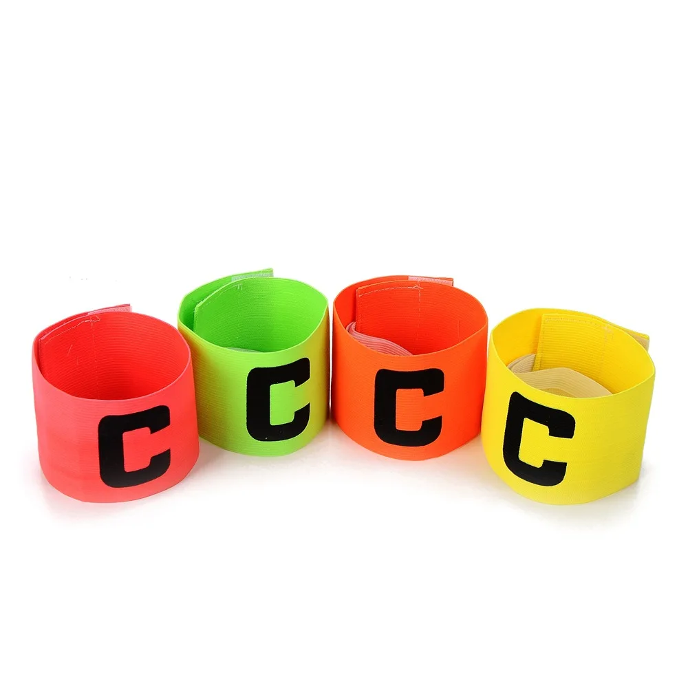 Adjustable heavy duty custom soccer elastic captain armband custom football captain armband