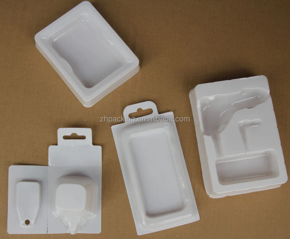 Термоформованный внутренний Пластиковый Полипропиленовый блистерный лоток с флокированием и бархатом/флокирующий