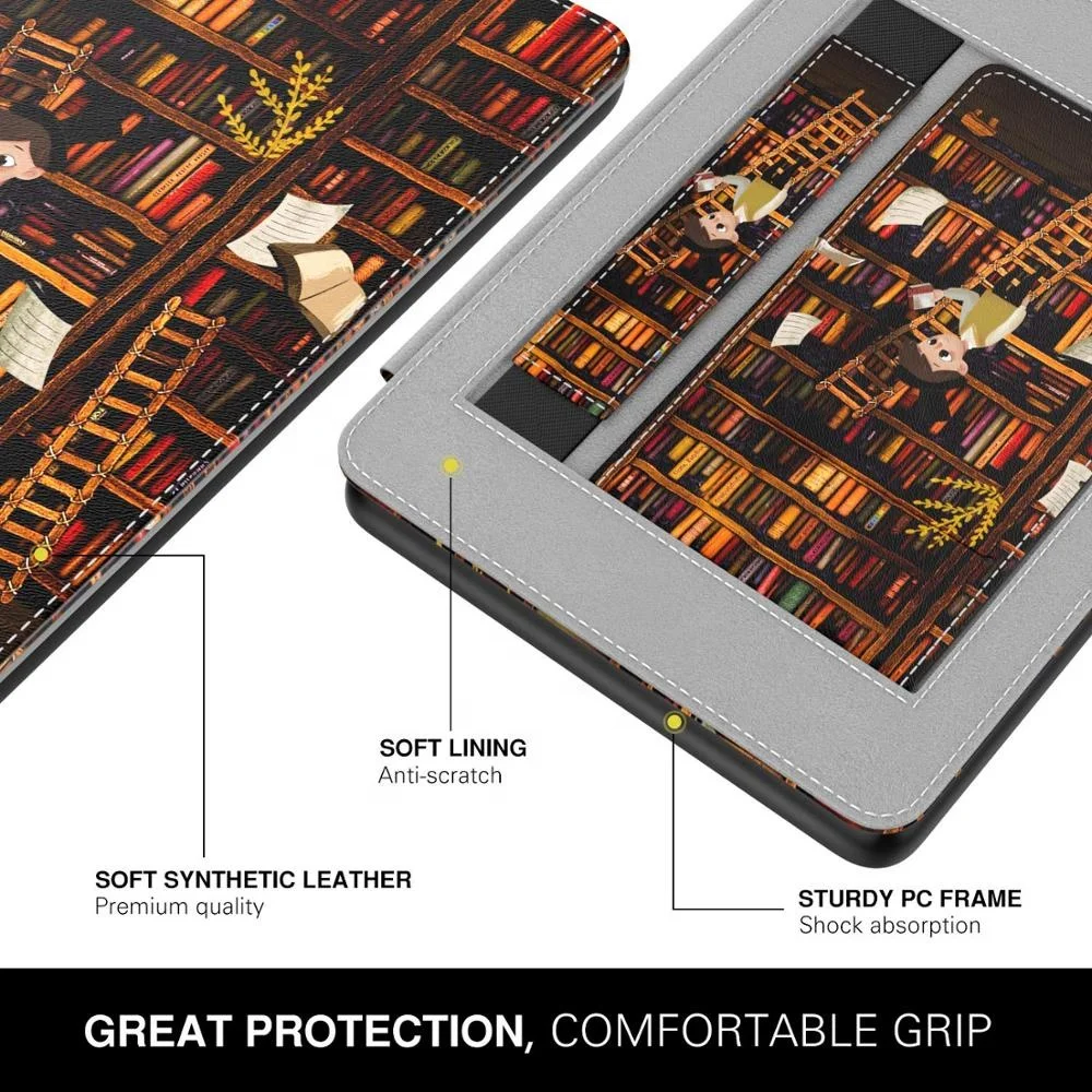 MoKo Smart Cover Shockproof Stand Shell for Kindle 10 6-inch 2019