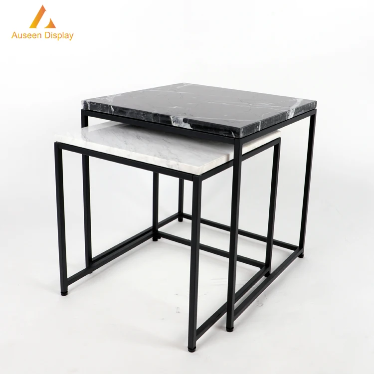 
Small square marble table for living room 