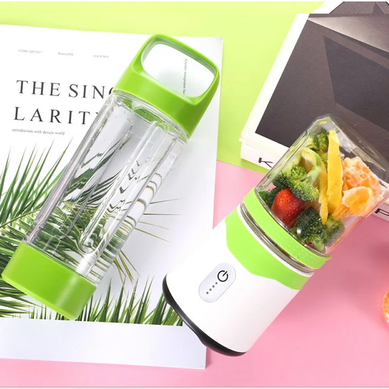 Wholesale small home appliance hot sell best selling mini 7.4V 500ml portable juicer