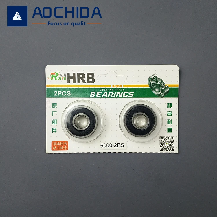 6000-2RSHigh quality steel with deep groove ball bearings