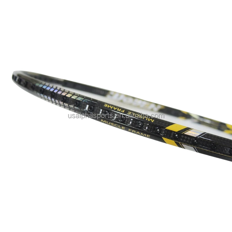 Badminton racket WOVEN Carbon Weaving for Tension 30LBS Badminton racket