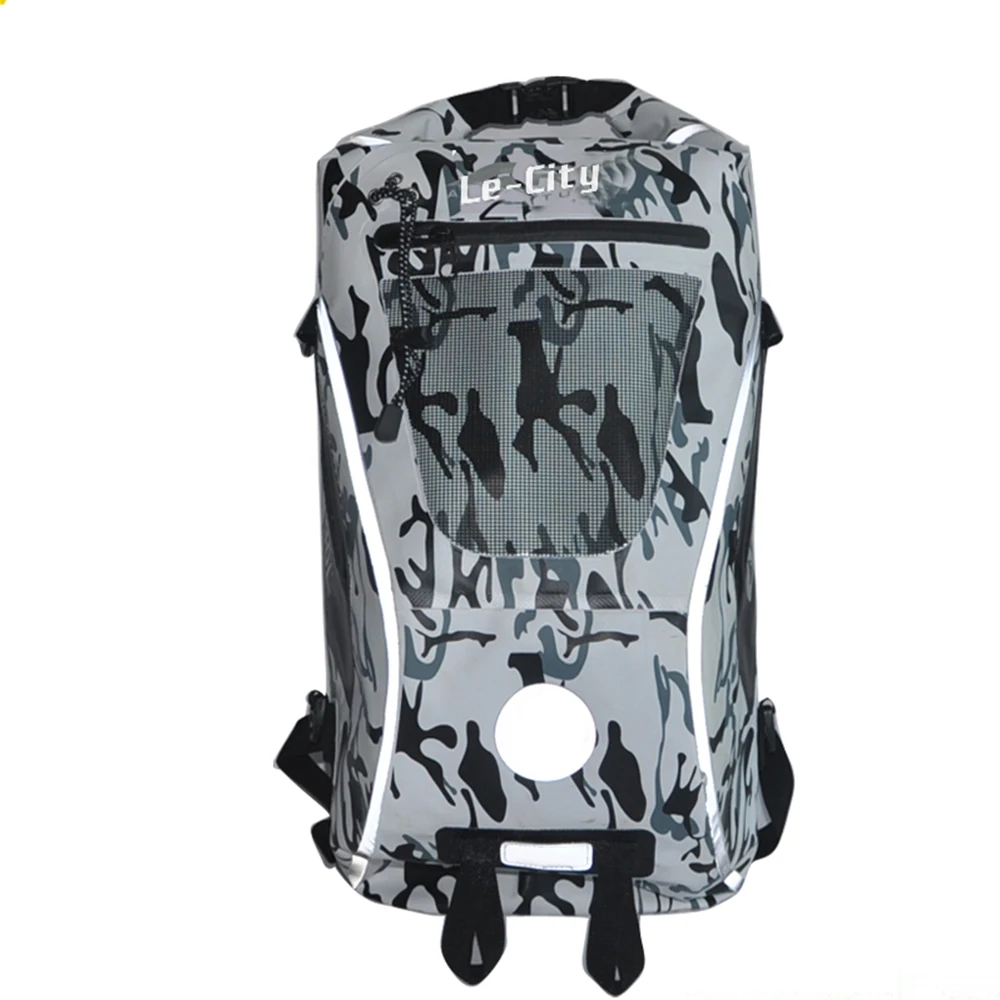 Custom logo 30L 40L 45L best heavy duty PVC tarpaulin welded seams motorcycle waterproof dry bag backpack
