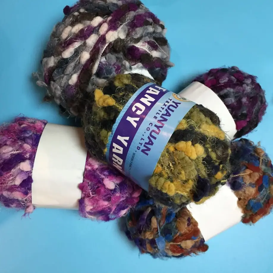 hot sales  polyamide nylon  nylon feather  yarn for hand knitting