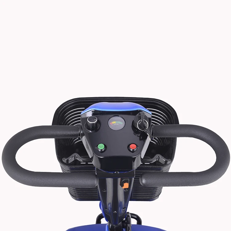 Adjustment folding four wheels 1 seat 24v 250w elderly adult electric mobility scooter for handicapped
