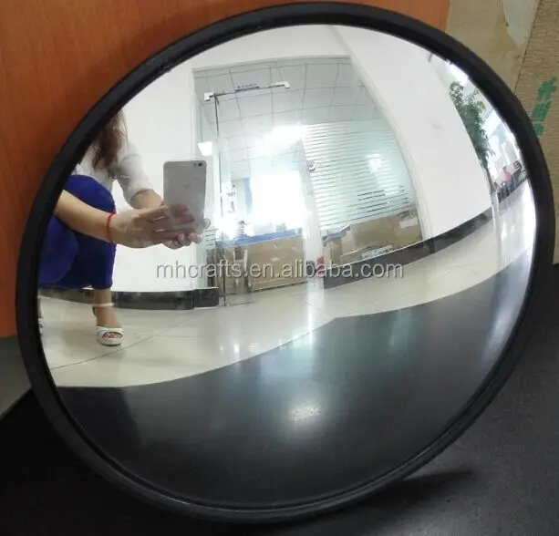 Противоударное пластиковое защитное выпуклое зеркало