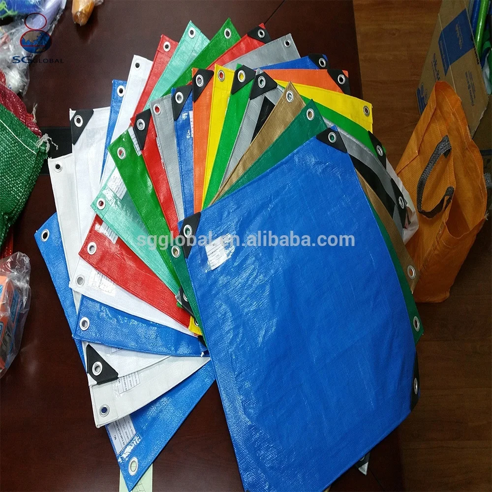 
China plastic tarpaulin in standard size 
