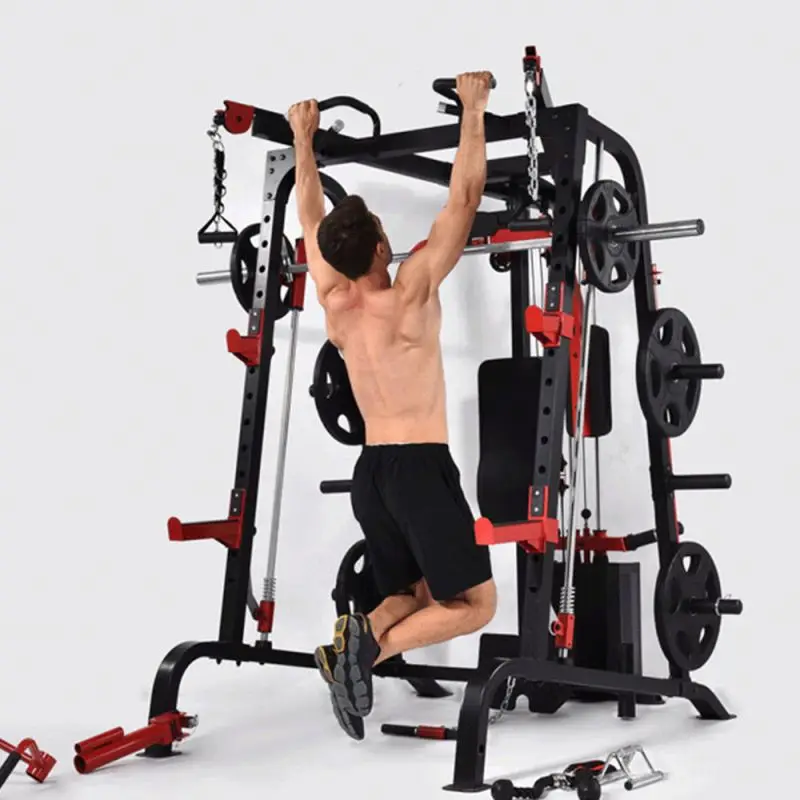 Fitness Body Exercise Smith Gym Machine with Weight Stack