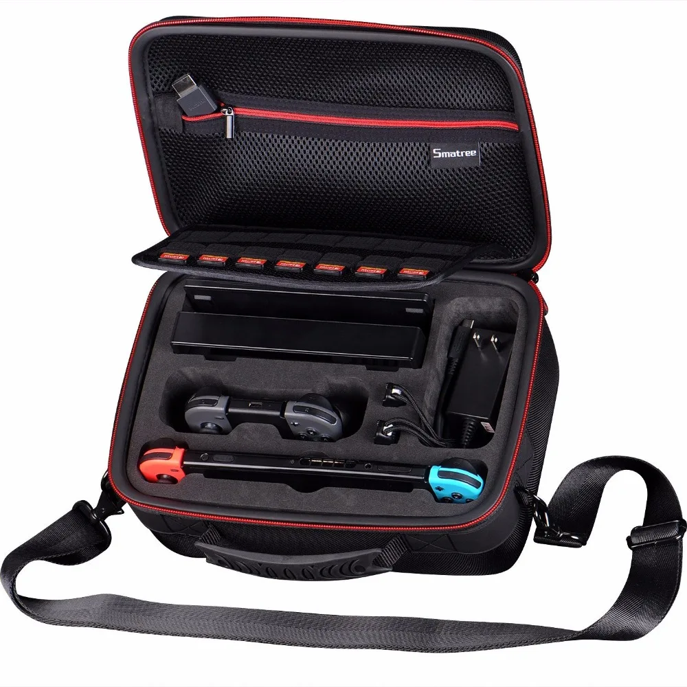 Smatree Carry Bag For Nintendo Pouch Travel Case (more enough games holder) Traveling Bag For Nintendo Switch