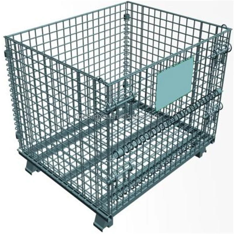 Warehouse wire mesh container & Metal box & Pallet cage