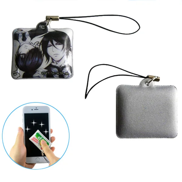 Очиститель экрана мобильного телефона с брелоком из ПВХ