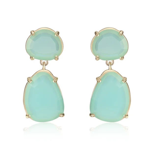 
gold bali designs wholesale personalized resin jewelry earring irregular geometric tortoise epoxy resin earrings 