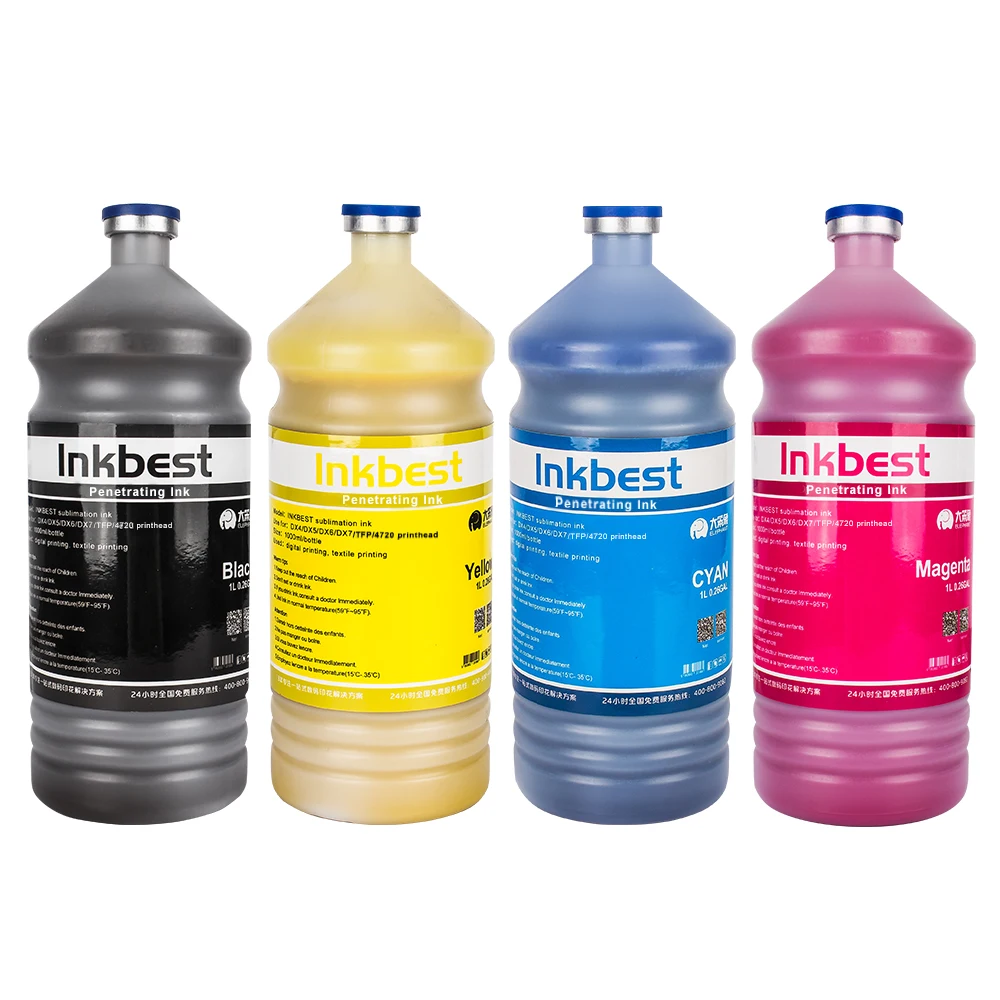Factory Sale Good Quality Surecolor Inkbest Penetrating Sublimation Dye Ink Inkjet For Sublimation Printer