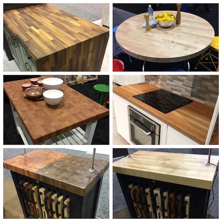 waterproof solid wood countertop