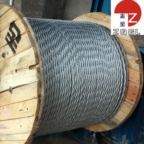 Expressway steel galvanized steel wire strand  safety wire rope barrier