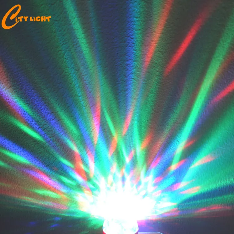 USB Party Lights Mini Disco Ball,Led Small Magic Ball Sound Control DJ Stage Light