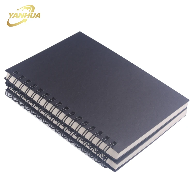 Logo Printed Practical Hard PVC Cover Cheap Spiral Notebook