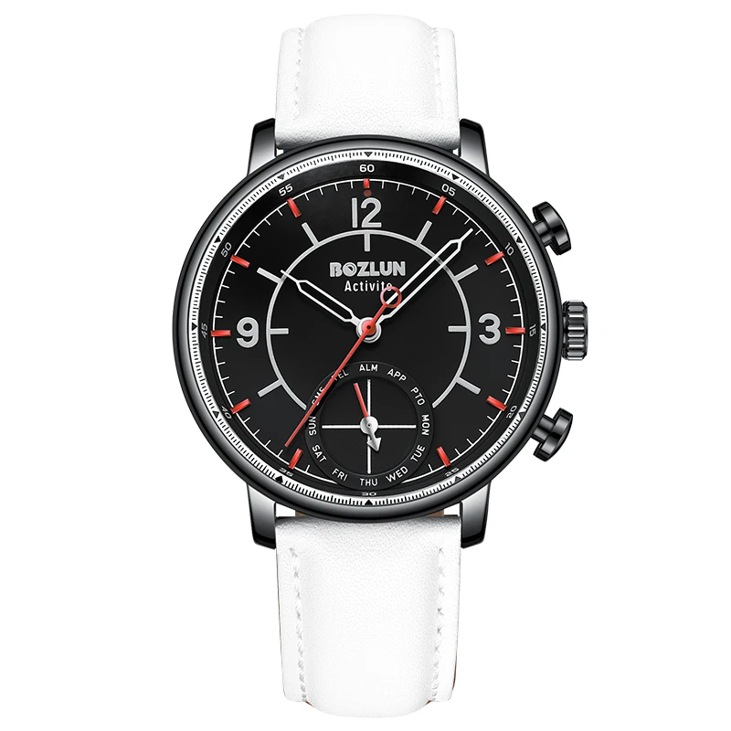 H8 New Arrival  pedometer luxury stainless steel case custom pocket mobile phone hybrid smart watch