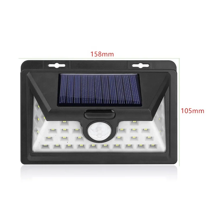 Outdoor PIR motion sensor 32 COB led solar garden light solar wall light garden lamp for Fence Pathway Street