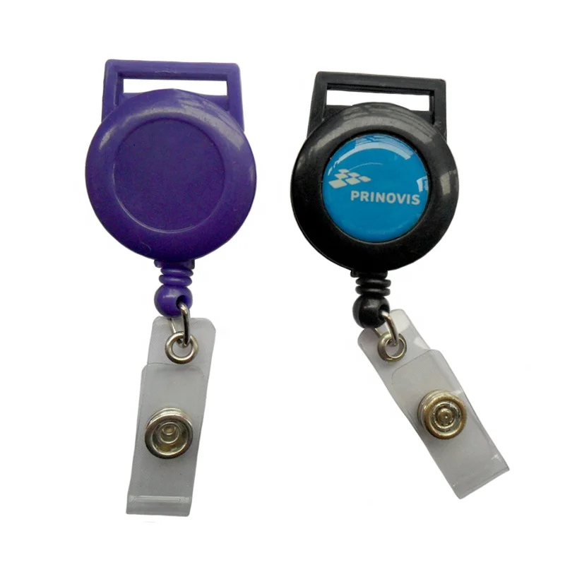 20mm lanyard badge reels retractable nylon cord