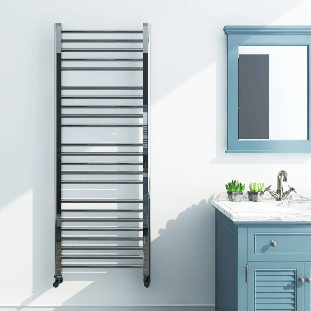 
best-selling ladder style chrome water Heated Towel Rail steel rail electric towel rail 