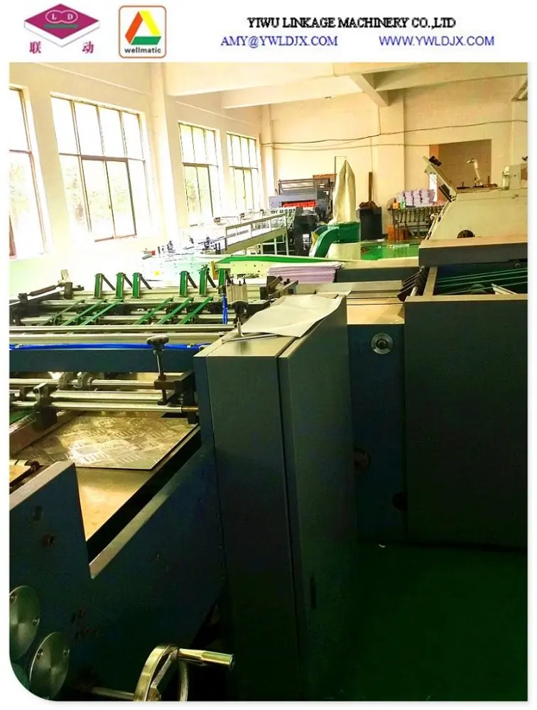 Hot Melt Glue Binding Notebook Making Machine