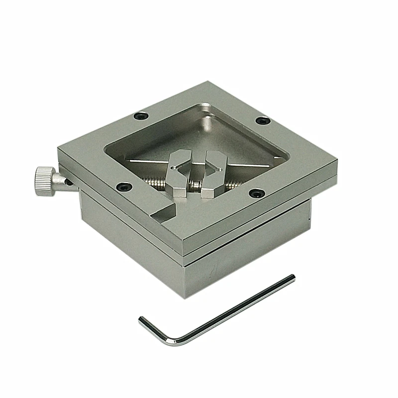 80MM 90MM Silver BGA Reballing Station Stencils Template Holder Foxture Jig For PCB Chip Soldering Rework Repair