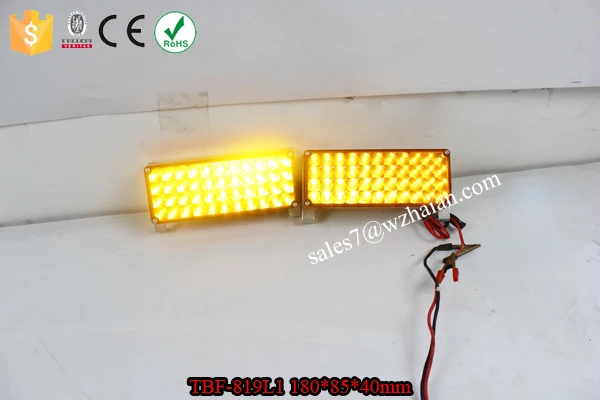 Semi Truck LED Warning Lights Emergency Vehicle Traffic Urgent Visor LED Light Truck Van Front Grille Lighthead
