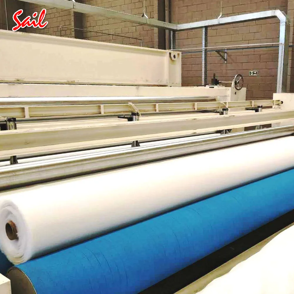 Needle punching non woven fabric production line machinery for polyester fiber carpet