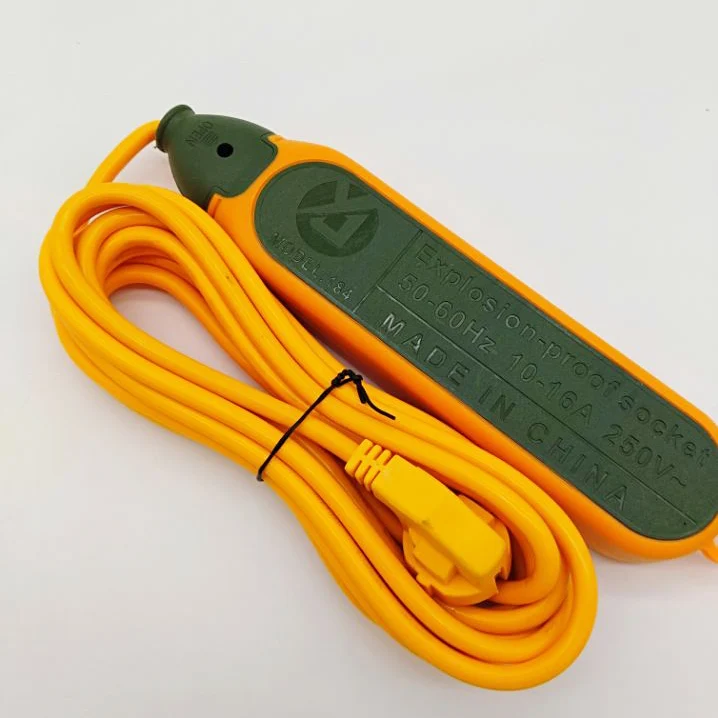 Explosion-proof Breakingproof  Schuko 2 Outlets Electric European USB Power Strip Extension Socket
