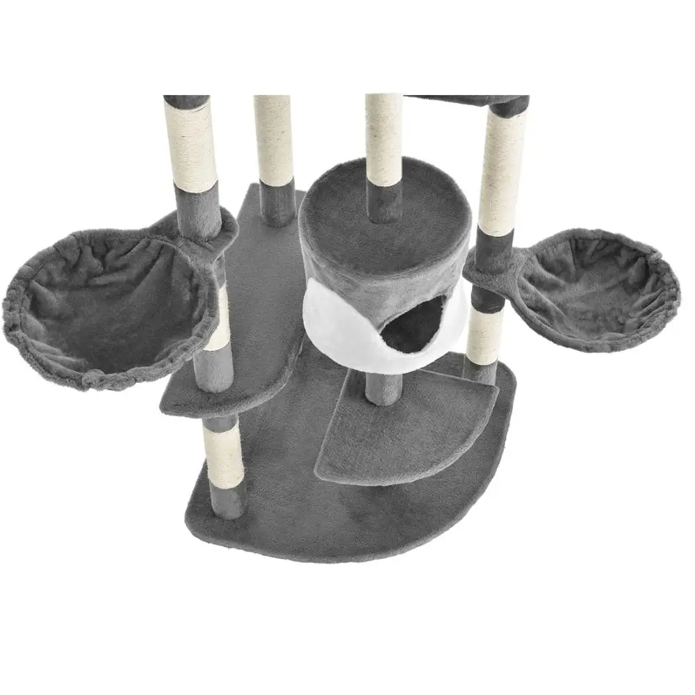 Cat Condo Tower Luxury Cat Tree House with Scratching Post