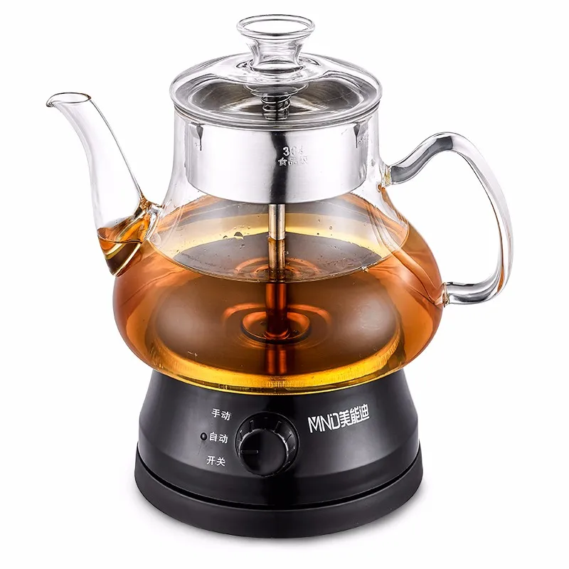 Smart Electric Turkish Stewing Tea Kettle Wholesale With Stainless Steel+Glass Percolator