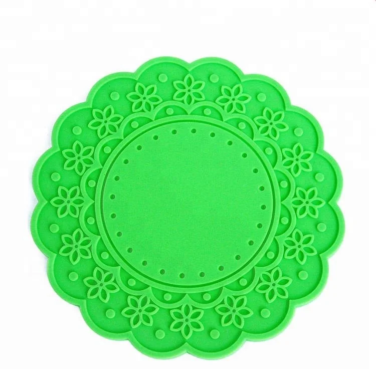 Custom High quality soft PVC adiabatic cup mat