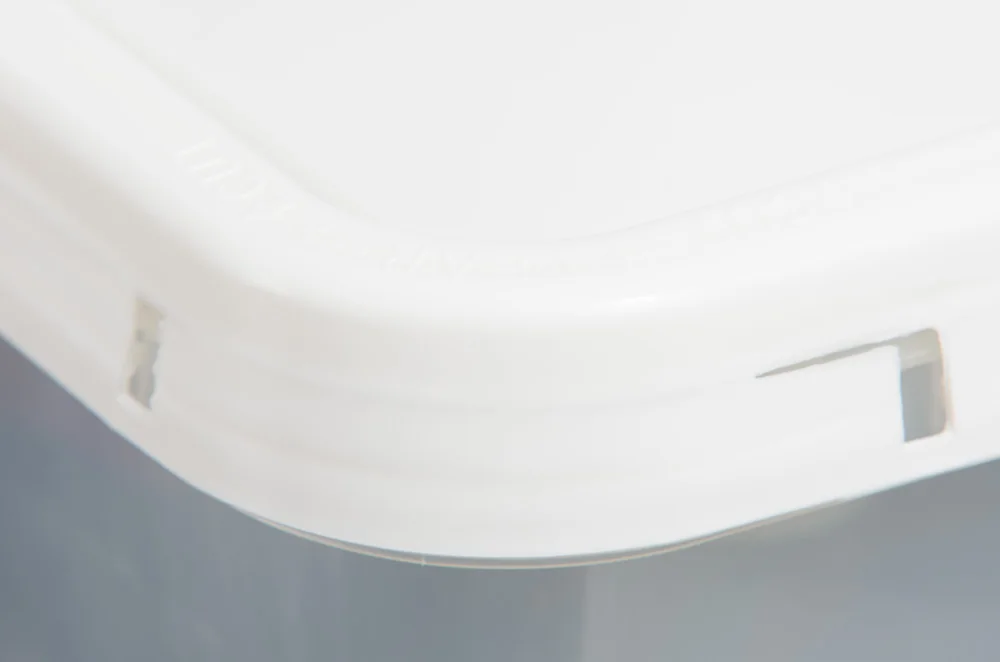 High Strength PP square bucket for screws