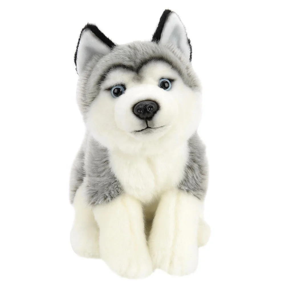Новые товары плюшевая интерактивная игрушечная собака хаски на