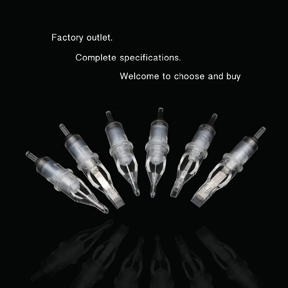 Used for Tattoo Arts 304H stainless steel tattoo needle 15RM 1205RM Round magnum tattoo needle cartridges